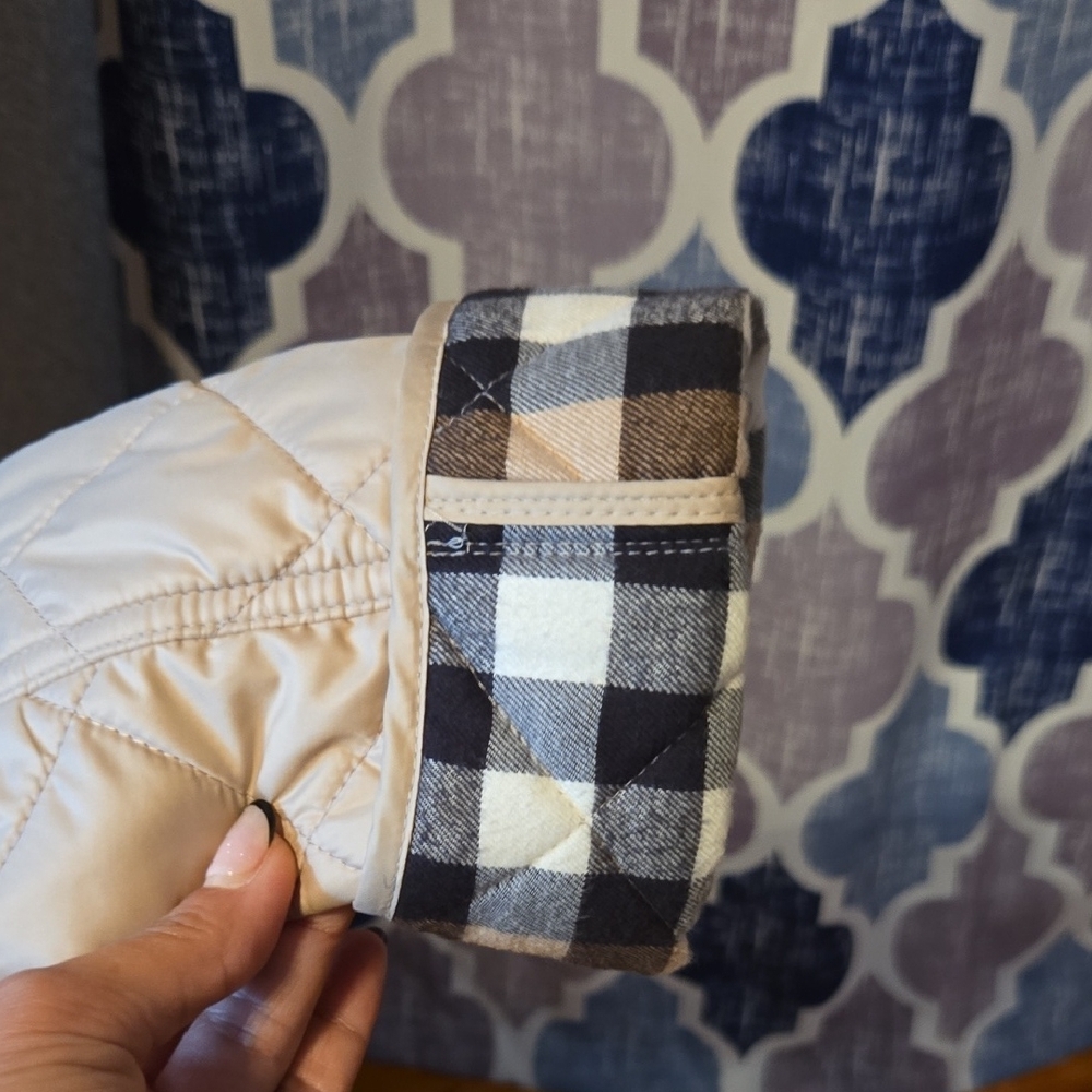 Beige Quilted Jacket - Picture 5 of 5
